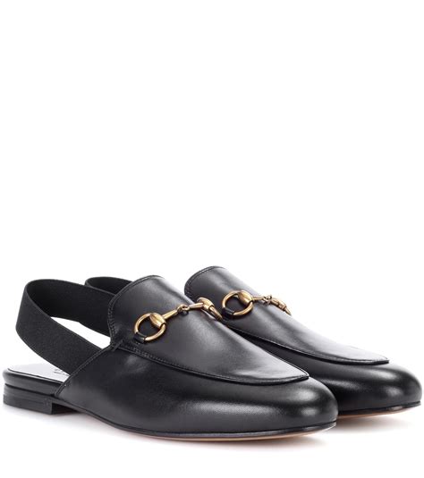 gucci princetown slingback|Gucci flat shoes for women.